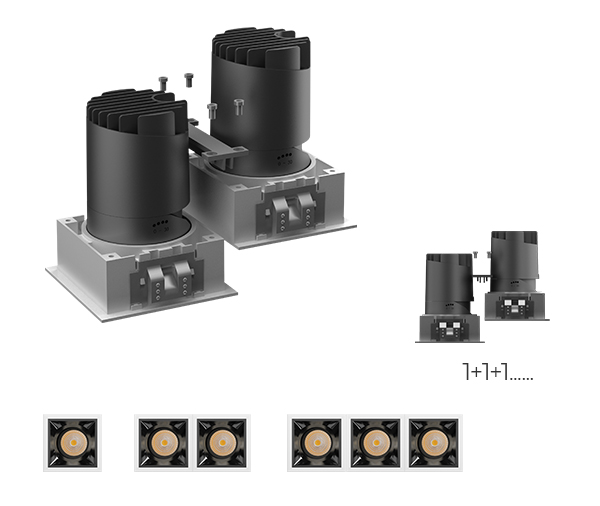 VILLA-Square Adjustable 10W