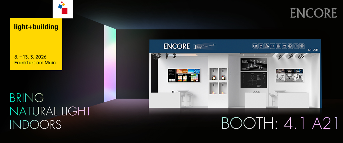 See ENCORE’s Lighting Innovation in Frankfurt
