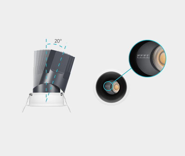 DELLA Adjustable Downlight 10W-15W DELLA Adjustable Downlight 10W-15W