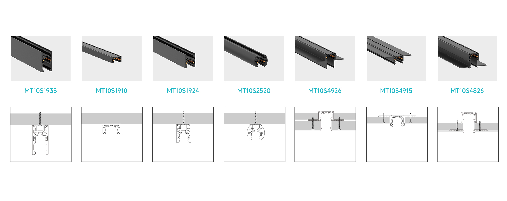 10mm-Magnetic Track