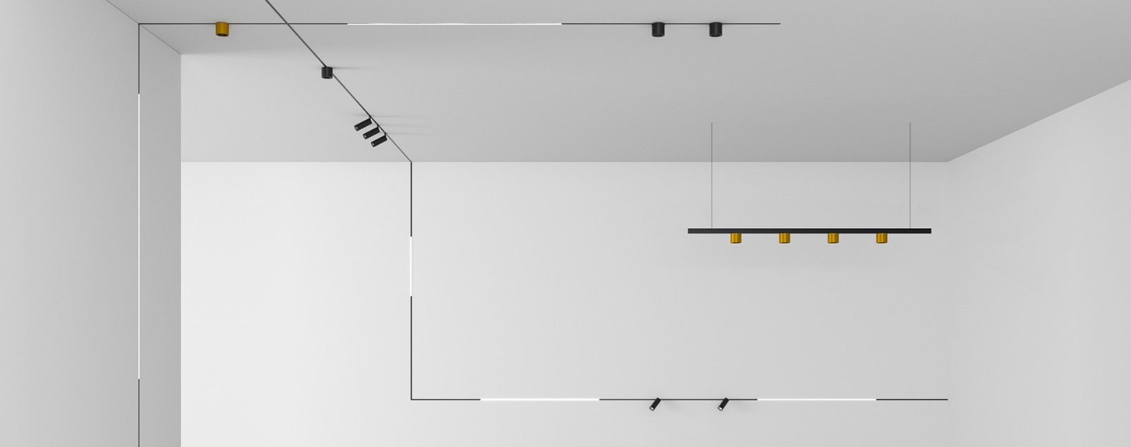 Mini Magnetic Track System Ovega Family Track Light System