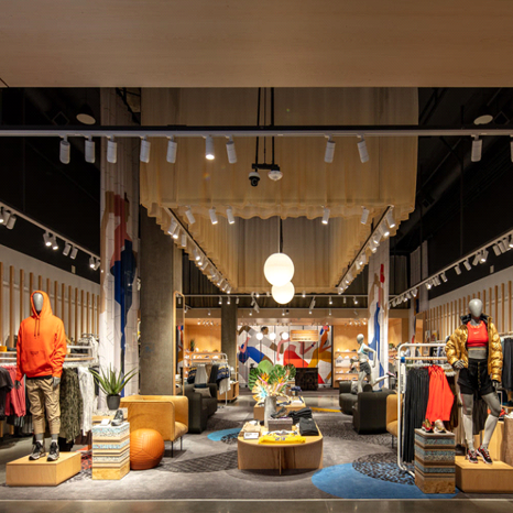 Nike chain Store,Long Beach USA