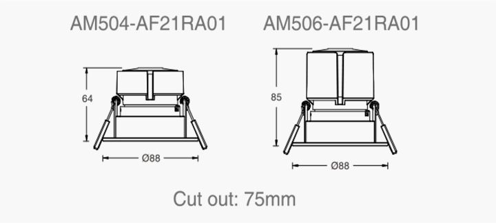 AVA - Residential MR16 Modular Downlight 5-15W