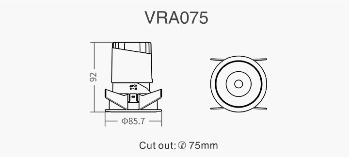VILLA-Round Adjustable 5W-25W
