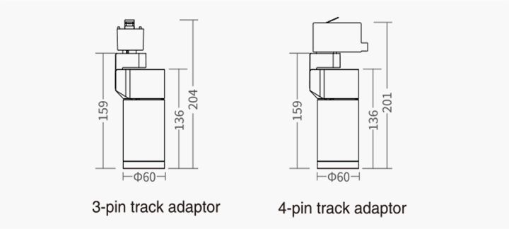 OVEGA-Premium Small LED Track Light  10W-15W