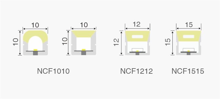 Silicone Neon Flex Strip-Top Banding Series