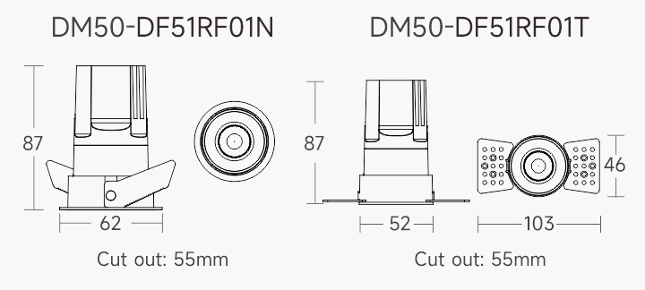 DELLA Fixed Downlight 8W-10W