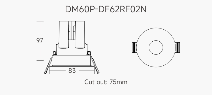 DELLA IP65 Downlight 10w-15w