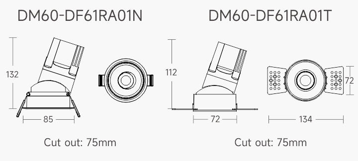 DELLA Adjustable Downlight 10W-15W DELLA Adjustable Downlight 10W-15W