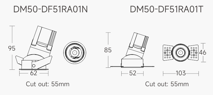 DELLA Adjustable Downlight 8W-10W