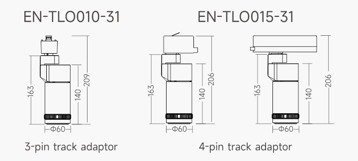 OVEGA-Zoomable Small LED Track lighting 10W-15W