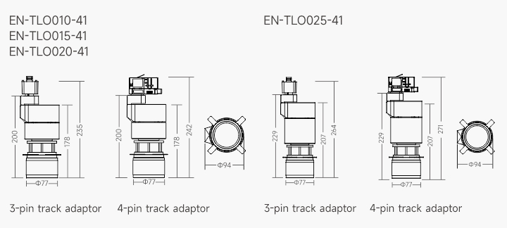 OVEGA-Projector LED Track lighting 10W-25W OVEGA-Projector LED Track lighting 10W-25W