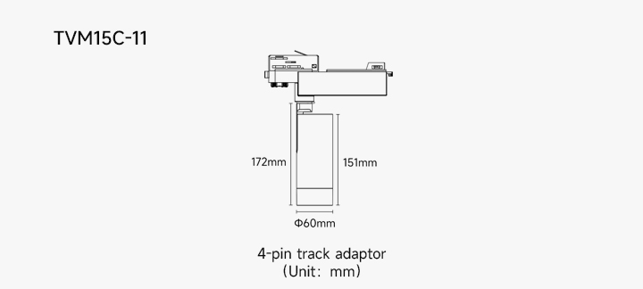 VEGA-Standard Track Light 15W