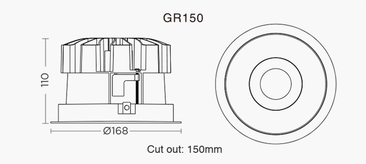 GALAXY Downlight 45W GALAXY Downlight 45W